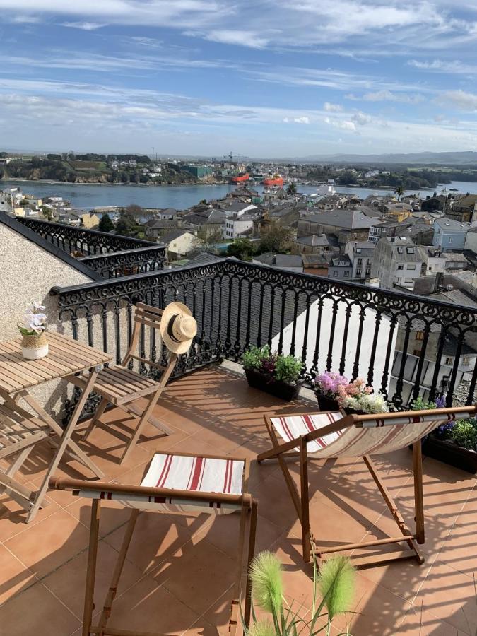 Moderno Piso Con La Mejor Terraza De Ribadeo Y Vistas Maravillosas Dış mekan fotoğraf