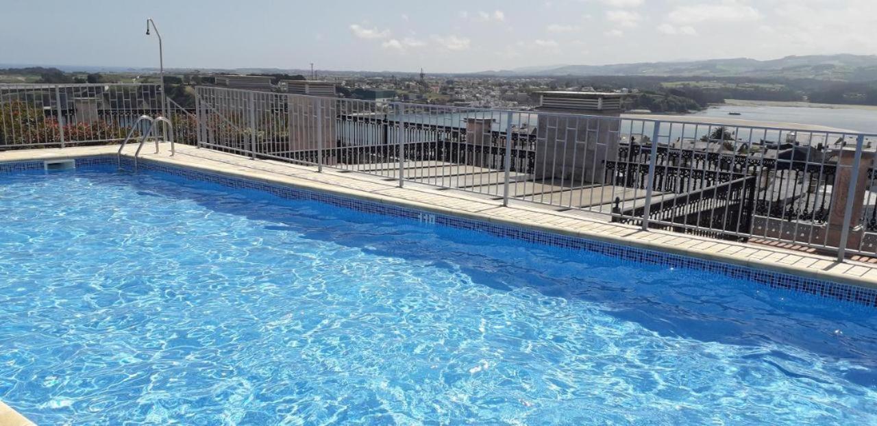 Moderno Piso Con La Mejor Terraza De Ribadeo Y Vistas Maravillosas Dış mekan fotoğraf